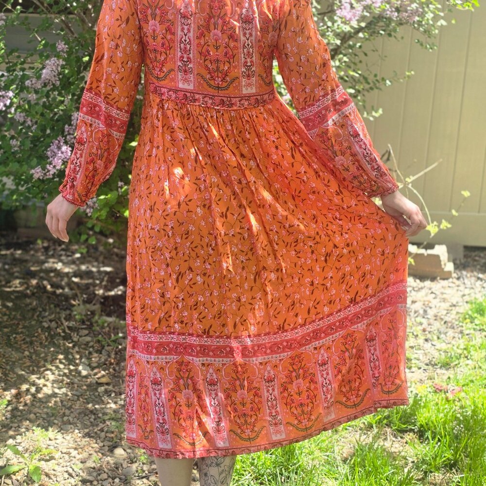 Vibrant Boho Dress